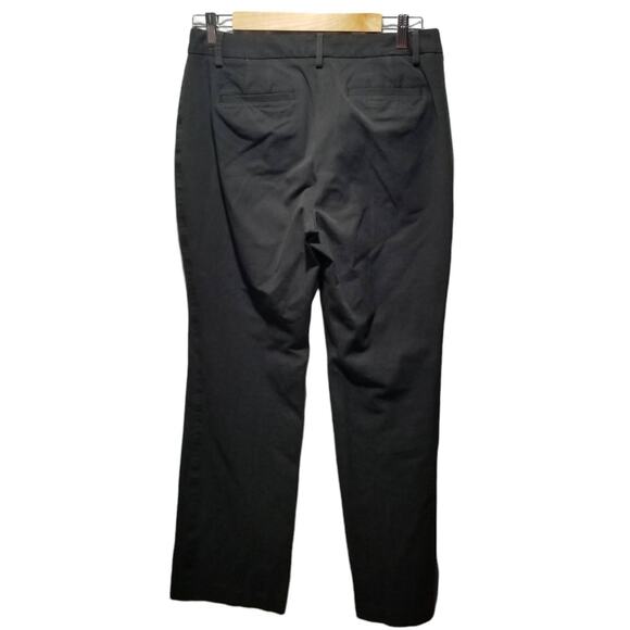 Talbots Pants 6 Stretch Straight Leg Curvy Storm Grey Trousers - Picture 3 of 5